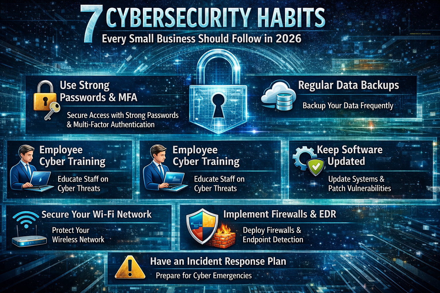 7 Cybersecurity Habits Every Small Business Should Follow in 2026